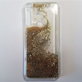 Husa Huawei P20 Lite transparenta glitter licquid case