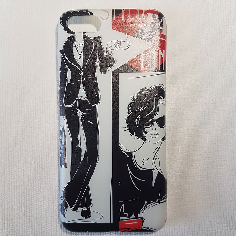 Husa Huawei Y5 2018 alba Lady in black