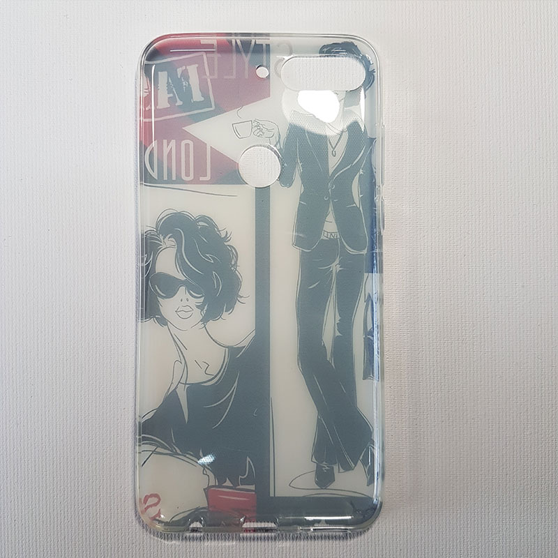 Husa Huawei Y7 2018 alba Fashion coffee - imagine 2