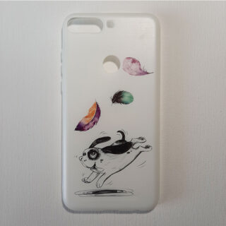 Husa Huawei Y7 2018 alba Happy dog