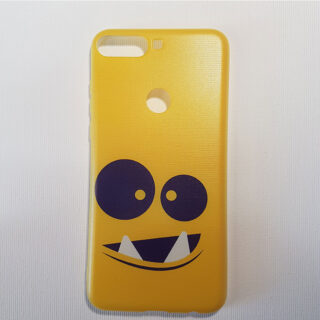 Husa Huawei Y7 2018 galbena Evil face