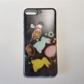 Husa Huawei Y7 2018 neagra Easter Bunny