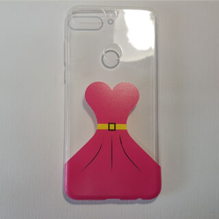 Husa Huawei Y7 2018 transparenta Pink dress