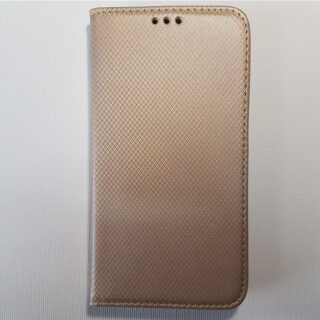 Husa flip cover Samsung Galaxy J4 2018 gold