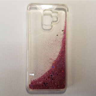 Husa sclipici lichid Samsung Galaxy J6 2018 roz