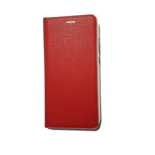 Husa tip carte Huawei Y6p Piele Ecologica,  Retro Book, Rosu