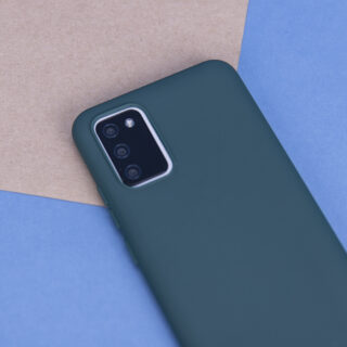 Husa Matt TPU pentru iPhone 14 pro Forest Green