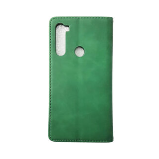 Husa tip carte Xiaomi Redmi Note 8, Green, Visko Book