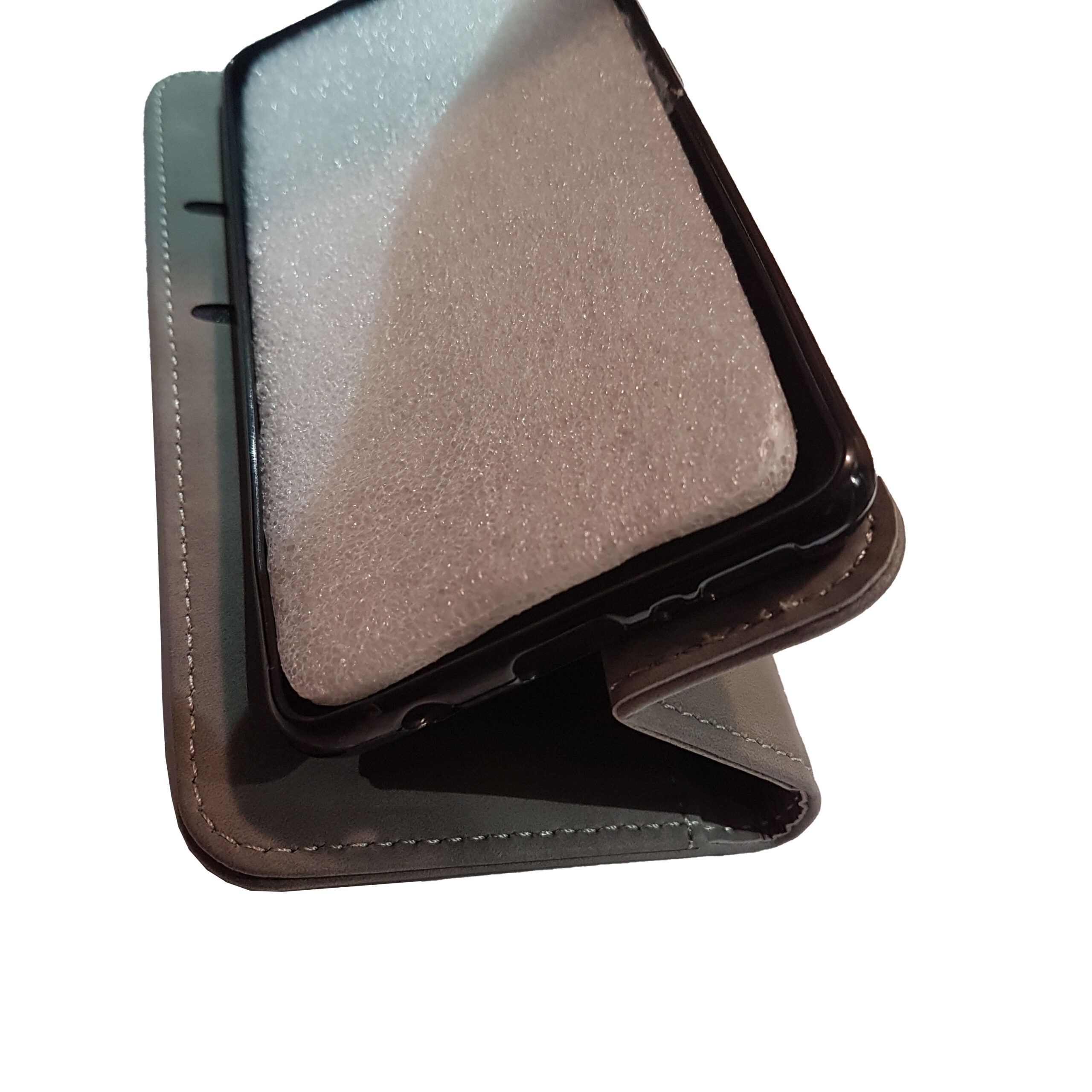 Husa tip carte Samsung Galaxy A41 Visko Gray - imagine 4