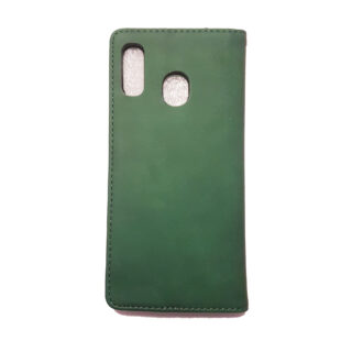 Husa tip carte pentru Samsung Galaxy A30, EcoPiele Green, Visko Case