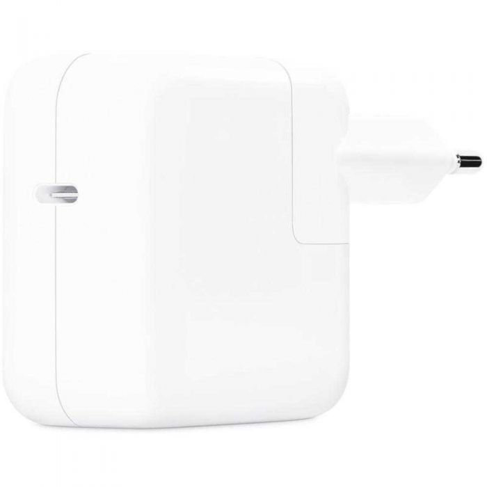 Incarcator retea Apple MY1W2ZM/A, 30W, Type-C, Alb - imagine 2
