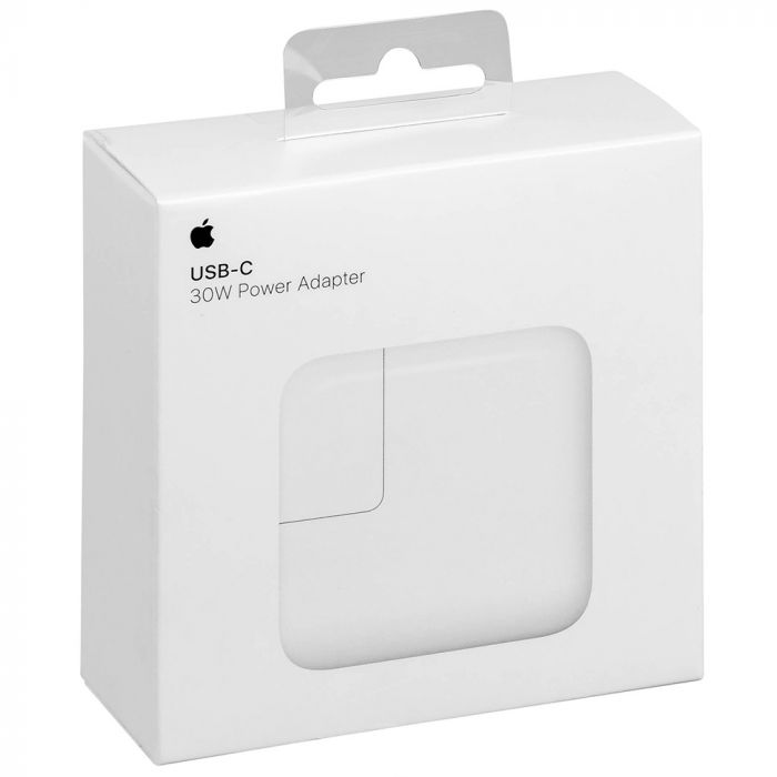 Incarcator retea Apple MY1W2ZM/A, 30W, Type-C, Alb