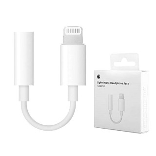 Adaptor Apple A1749 MMX62ZMA/A Audio Lightning la Jack 3.5mm White