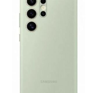 Husa de protectie Samsung Smart View Wallet Case pentru Galaxy S24 Ultra, LIGHT GREEN