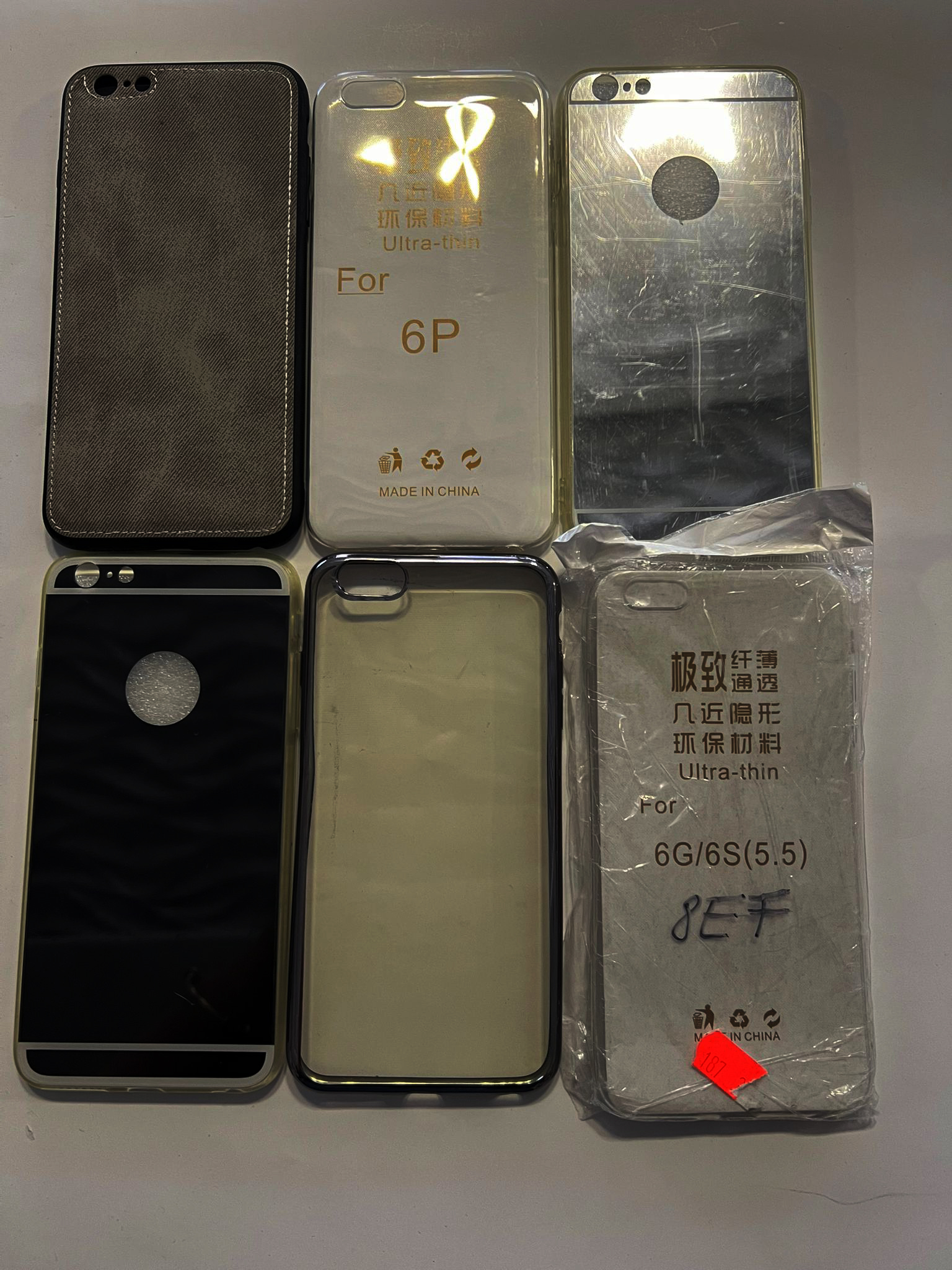 Pachet 6 huse pentru Iphone 6