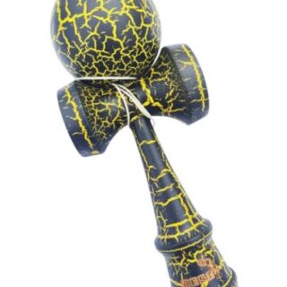 kendama-negru cu galben-model-crakle-design
