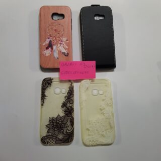 Set 4 huse Tip Carte si Tip Carcasa pentru Samsung Galaxy A3 (2017)