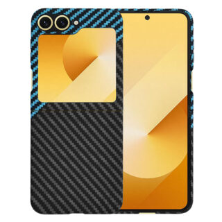 Carbonite FiberShell - Samsung Galaxy Z Flip6 / Flip7 FE - Blue Pulse