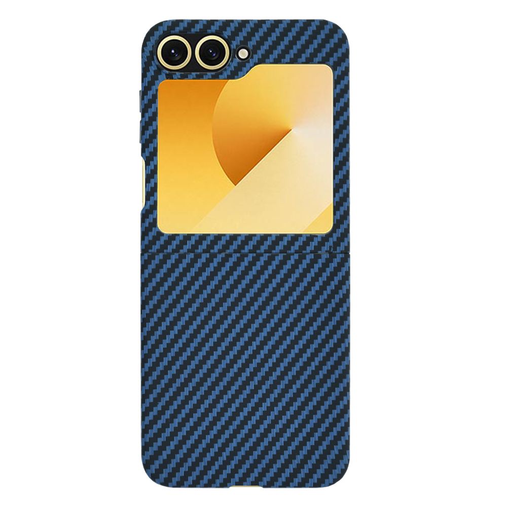Carbonite FiberShell - Samsung Galaxy Z Flip6 / Flip7 FE - Cyan - imagine 4