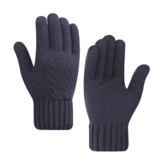 Manusi (ST0015) - from Alpaca Wool, Size 21cm - Navy Blue