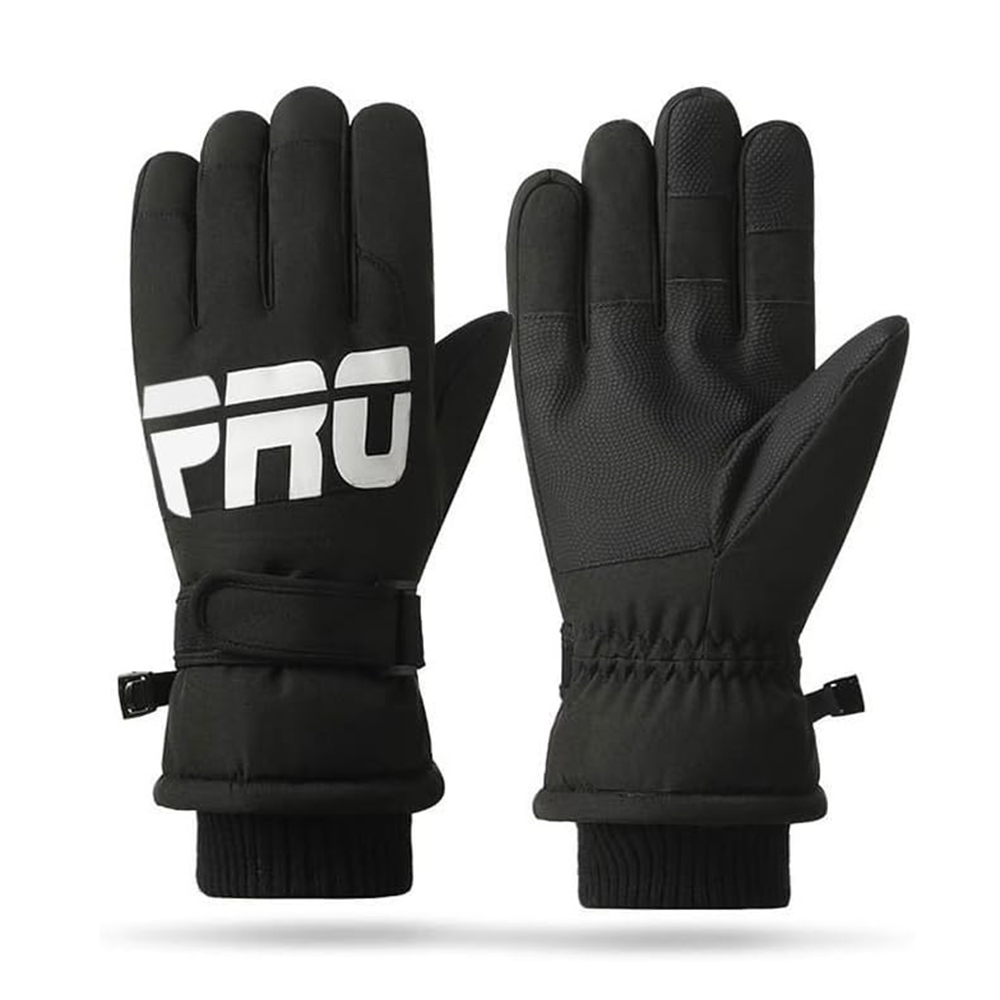 Touchscreen Gloves Pro (OG104) - for Ski, Waterproof, Size M - Black