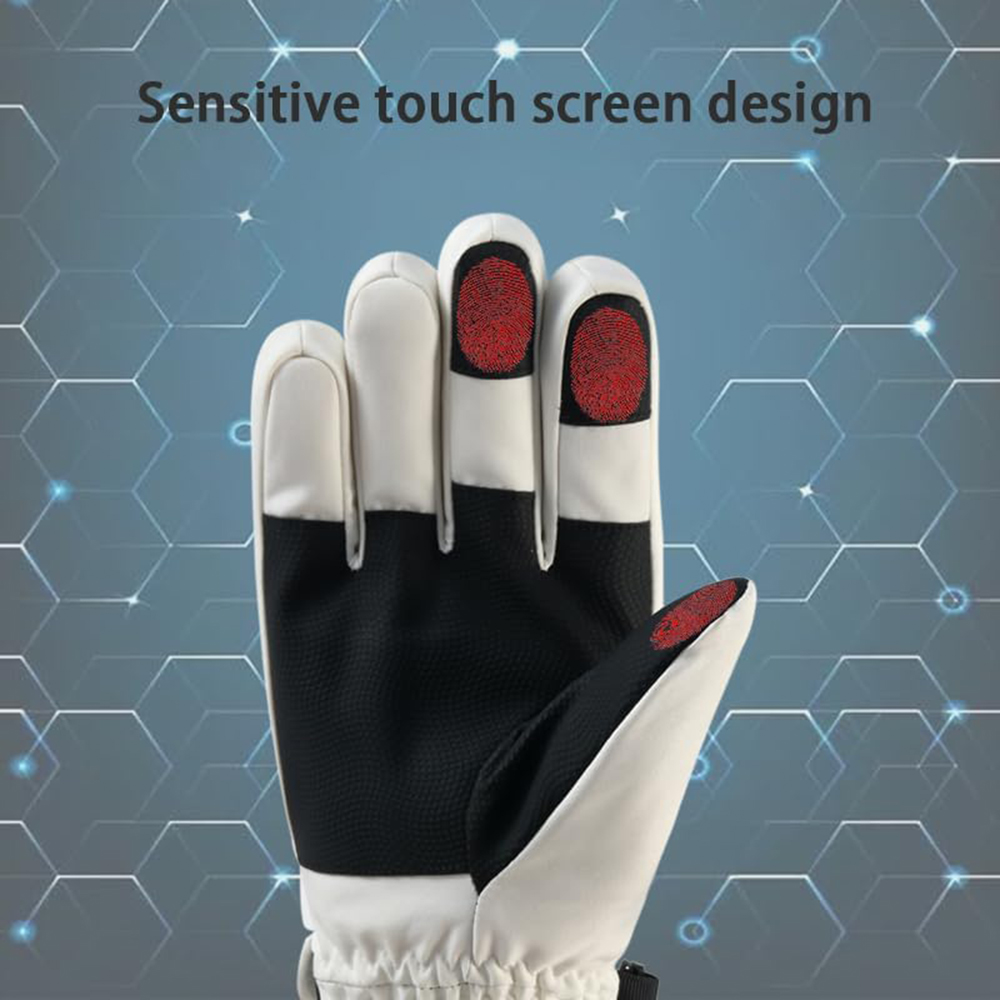 Manusi Touchscreen Gloves Pro (OG104) - for Ski, Waterproof, Size M - Black - imagine 3