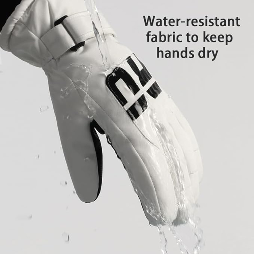 Manusi Touchscreen Gloves Pro (OG104) - for Ski, Waterproof, Size M - Black - imagine 5