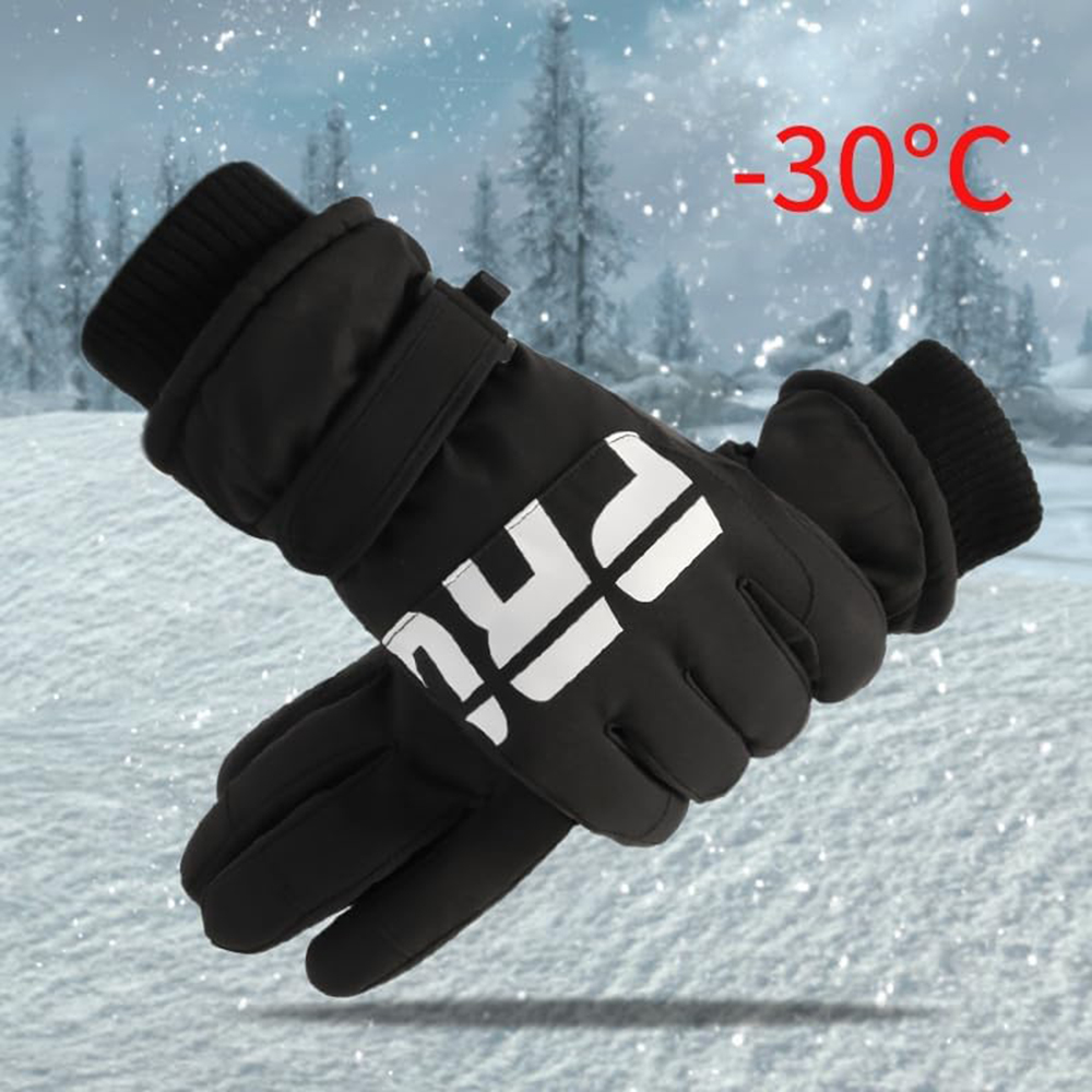 Touchscreen Gloves Pro (OG104) - for Ski, Waterproof, Size M - Black