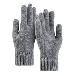 Manusi (ST0012) - from Alpaca Wool, Size 22cm - Light Grey