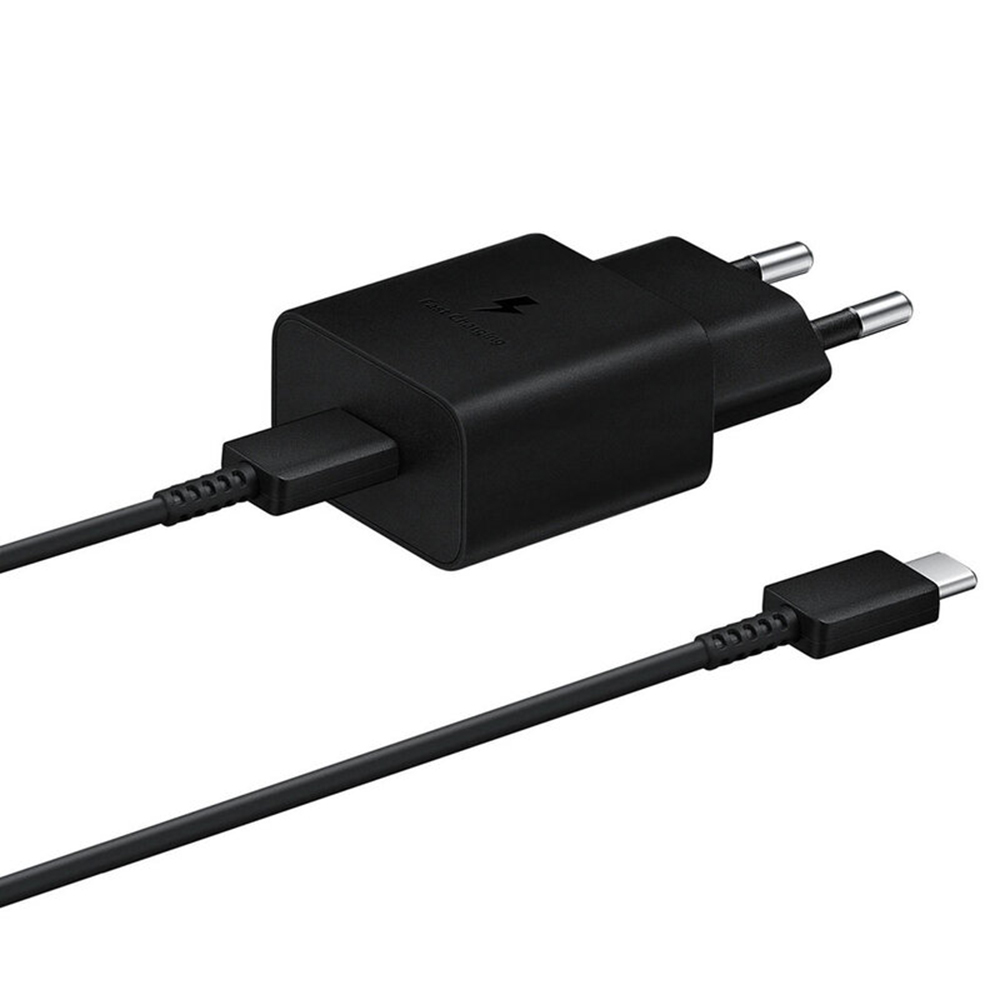 Samsung - Incarcator de priza Original Wall Charger (EP-T1510XBEGEU) - Type-C Cable Inclus, Type-C Fast Charging 15W, - Black - imagine 4